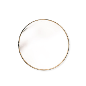 Bathroom Golden Ring Mirror
